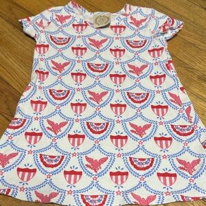 The Beaufort Bonnet Company Red and Blue Eagle Dress